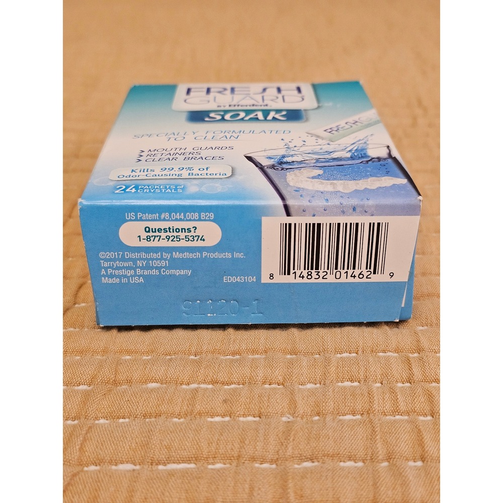 Fresh Guard by Efferdent Soak Cleaner for Retainers Mouth Guards Discontinued - Picture 4 of 6